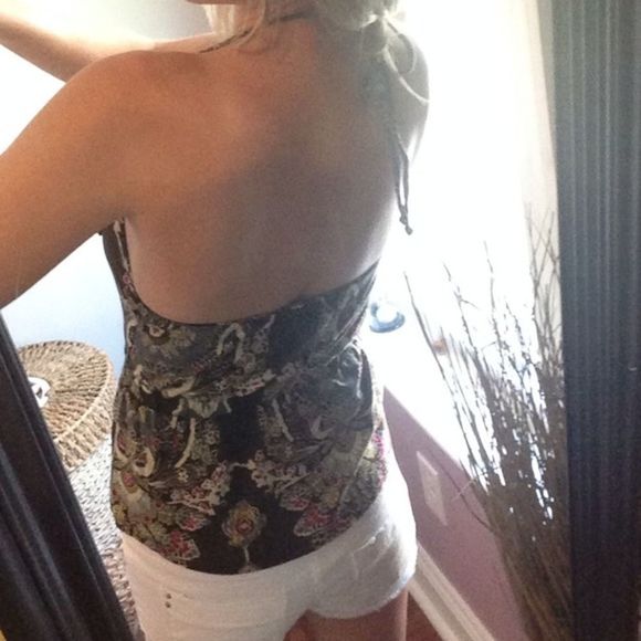 Amazing paisley halter top ruffle XS Kimchi Blue - Picture 3 of 3